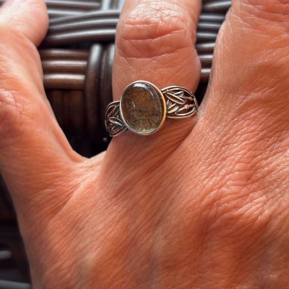 Garden Quartz Sterling Silver ring